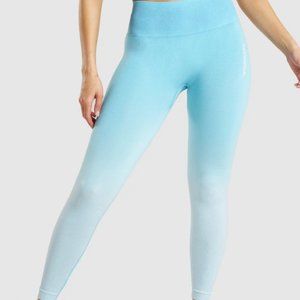 GYMSHARK ADAPT OMBRE SEAMLESS LEGGINGS- MEDIUM